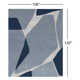 Sean Abstract Handmade Tufted Wool Light Blue/Navy/Light Slate Area Rug