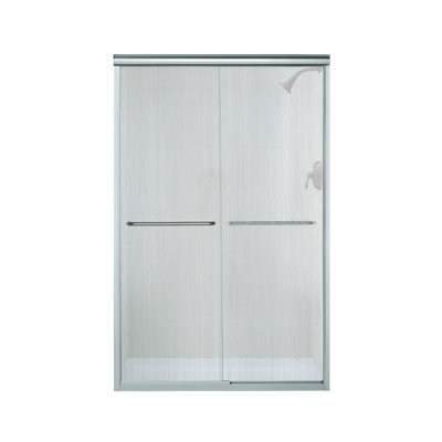 Finesse 47.63" x 70.06" Bypass Frameless Shower Door