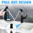 Matte Black Pull - Down Faucet For Bathroom, Kitchen, And Outdoor With Lift Spout, 3.55 In Range, Water Saving Aerated Spray Modes Stream-124831685