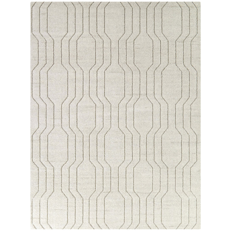 Tapis crème Edens, Rectangle 5 pi 3 po x 7 pi