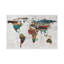 Painted World Map IV by Irena Orlov - Print on Canvas-101339469-101339470