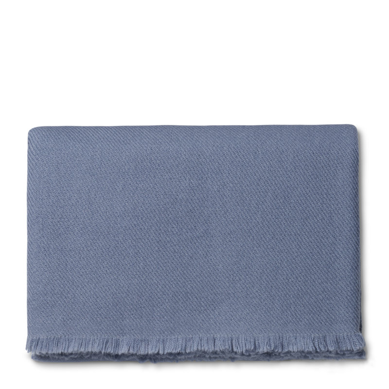 Noe Throw Blanket, Nordic Blue