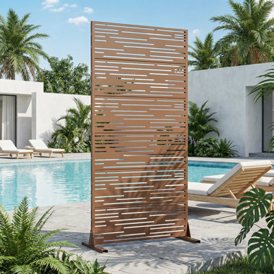 Metal Privacy Screen Panel Pattern