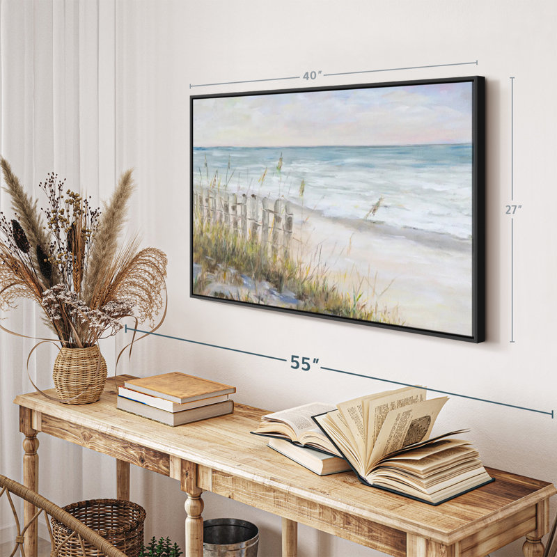 " Mist Ocean View Canvas Print ", 27" H x 40" W