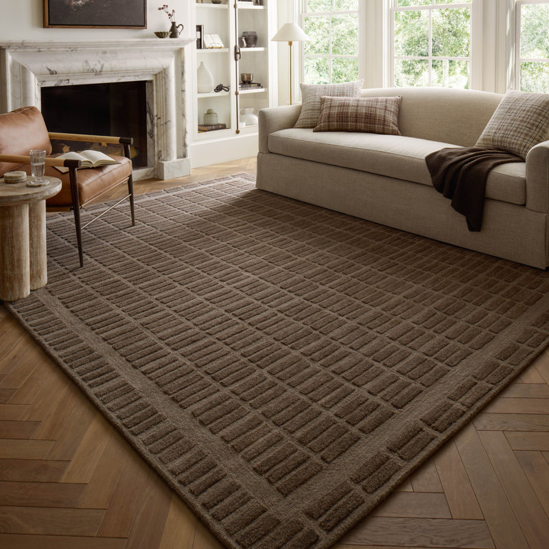 Tapis cacao / cacao Chris Loves Julia x Loloi Bradley, Rectangle 5 pi x 7 pi 6 po