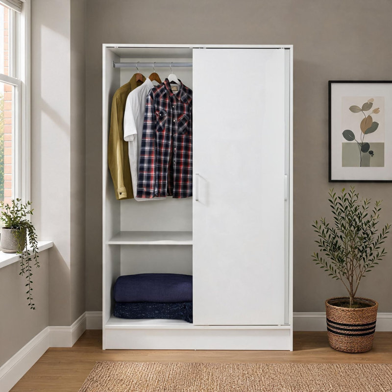 2 Door Manufactured Wood Wardrobe