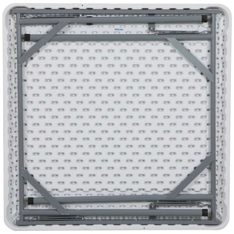 Table pliante portative 34 po, Gris anthracite