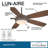 54" Lun Aire 5 - Blade LED Standard Ceiling Fan with Pull Chain and Light Kit Included-22544500
