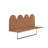 Aubree Wavy Rattan Floating Shelf