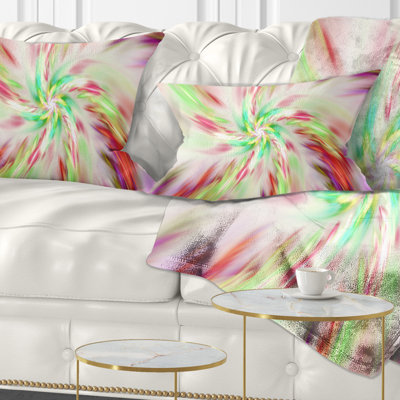 Coussin lombaire en spirale exotiques Abstract