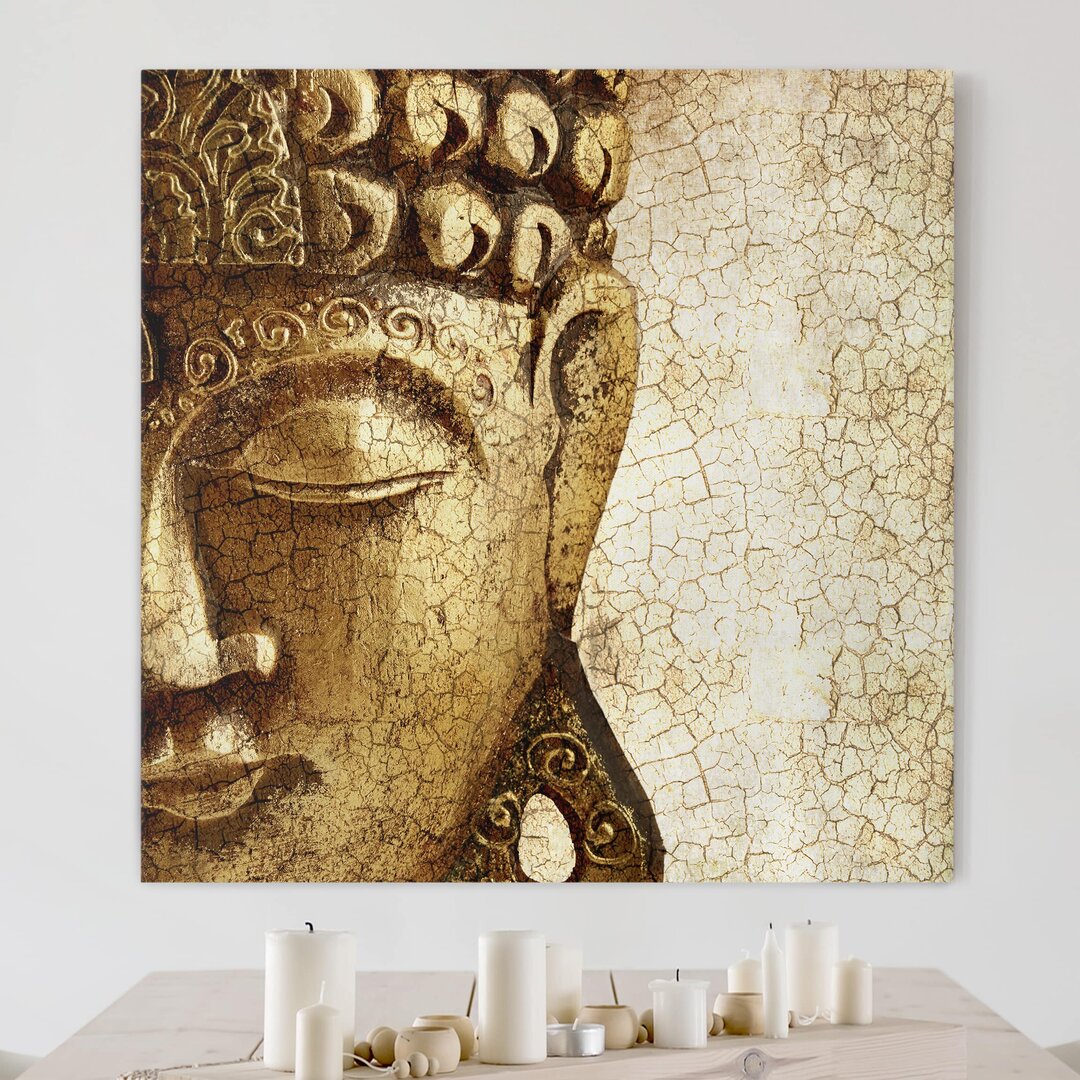 Leinwandbild Vintage Buddha