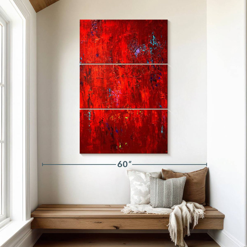 Avery Red I, 50" H x 32" W