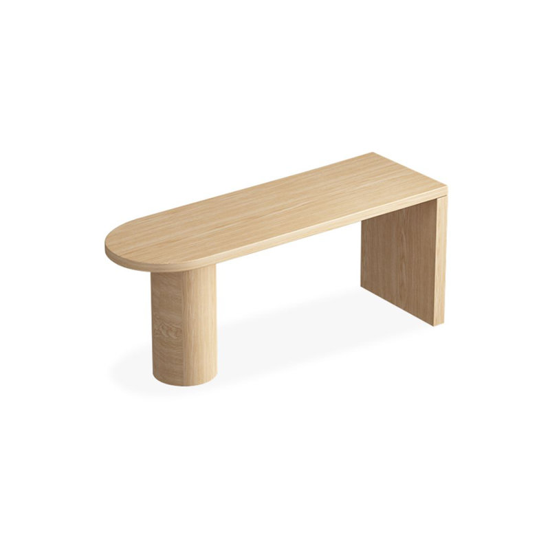 Bureau en bois massif Burlywood, H 29,53 po x l 62,99 po x P 23,62 po, Burlywood