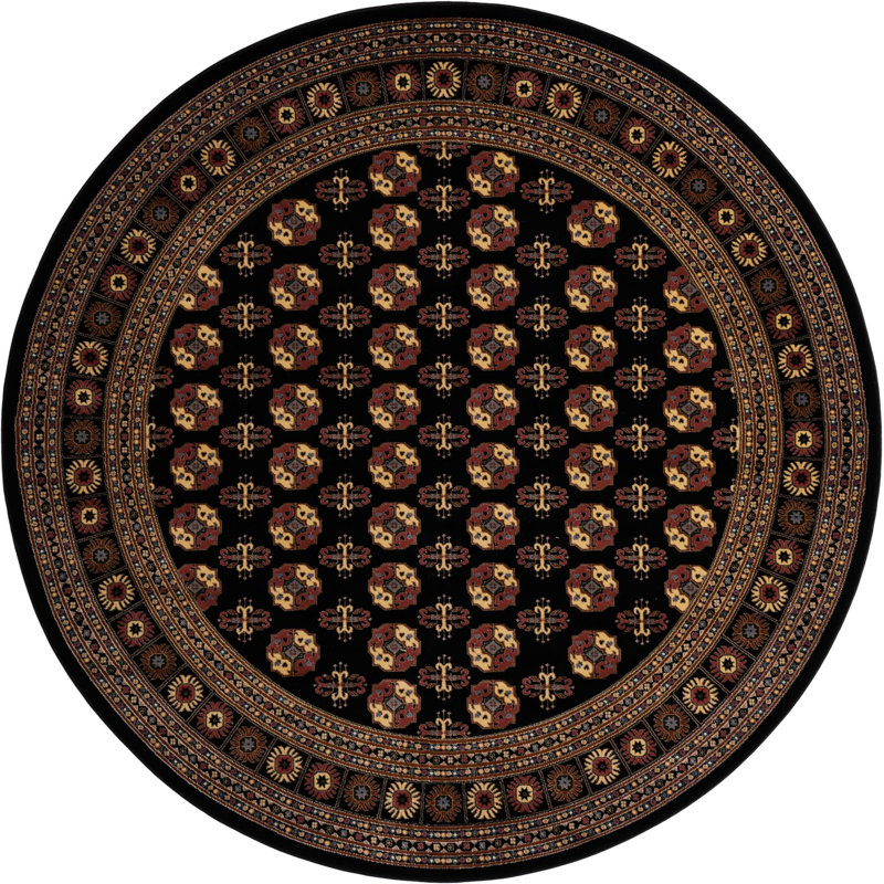  Balikh Tekke Rug, Round 7'10"