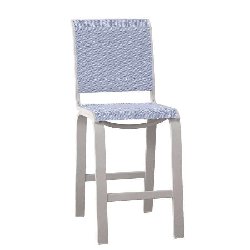 Tabouret de bar 26 po Holna, Gris chaleureux texturé, Ella