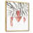 Toile avec cadre flottant brun