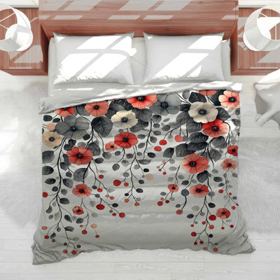 Floral Cascade Bedding Floral Comforter Shabby Chic