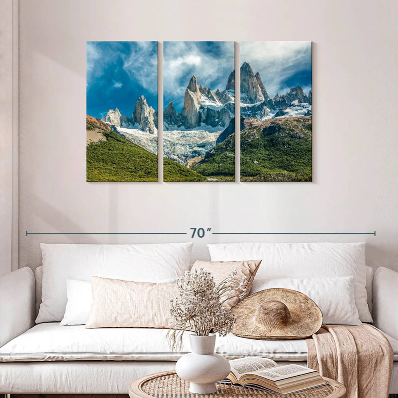 Alvord Snowy Mountain Fitz Roy, 28" H x 45" W