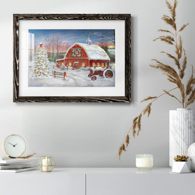 Anticipating Christmas, reproduction d'art encadrée