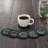 Jute Round 6 Piece Coaster Set