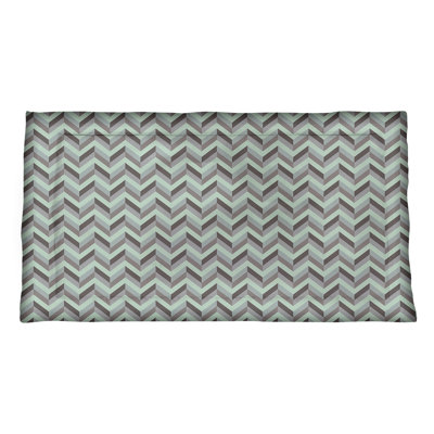 Taie décorative à chevrons Katelyn Elizabeth