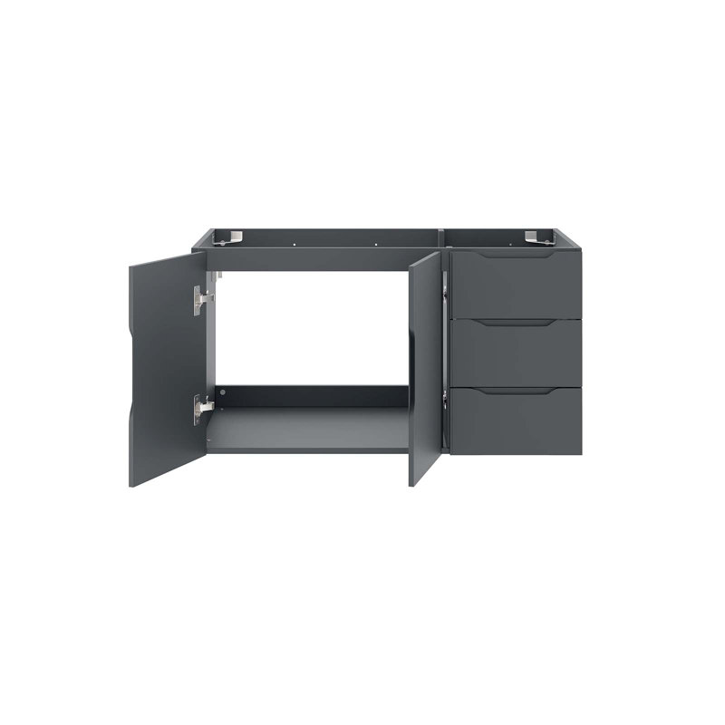 Vitality 36" Bathroom Vanity Cabinet (Sink Basin Not Included), Grey