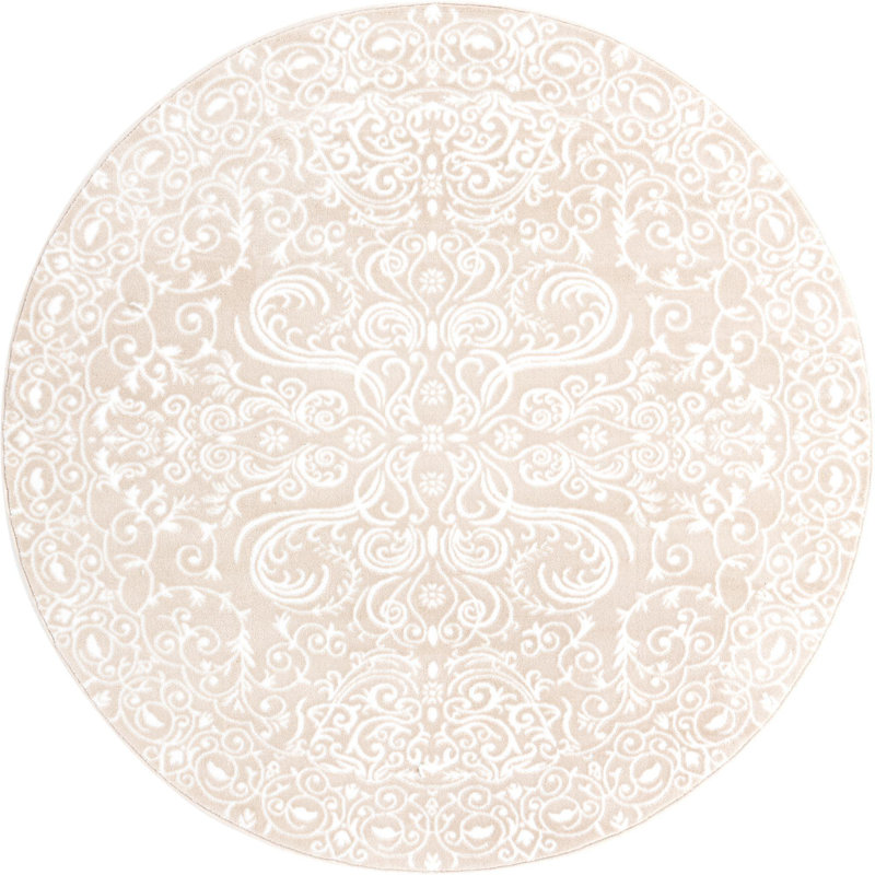 Anah Oriental Indoor Rug, Round 6'