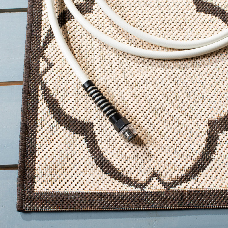 Adler Performance Geometric Indoor/Outdoor Area Rug, Runner 2'2" x 8'