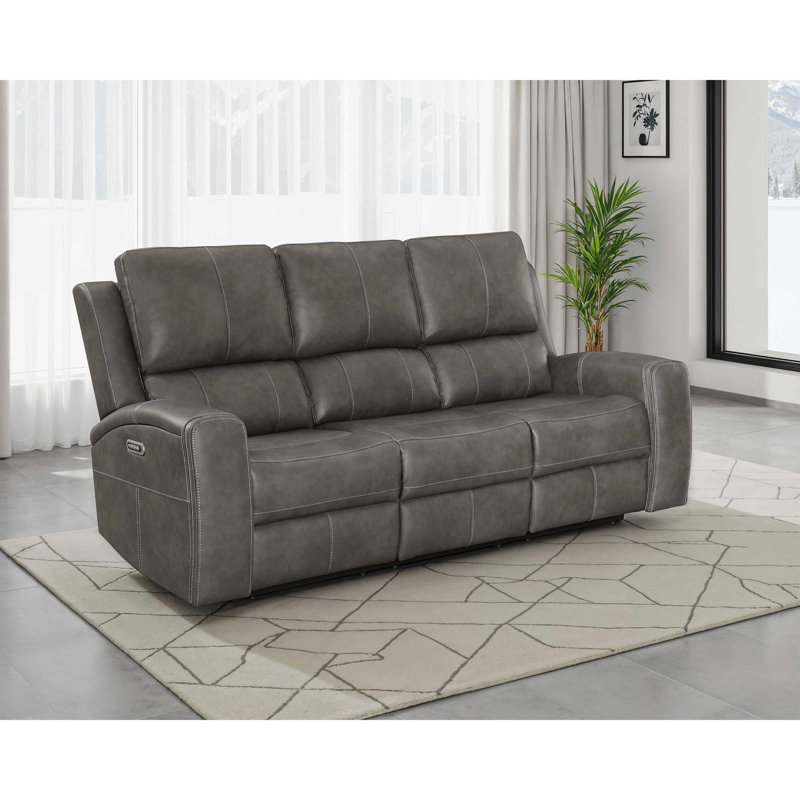 Triple Power Reclining Sofa with Tailored Support System