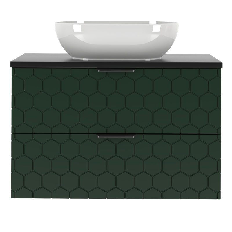 81mm Single Bathroom Vanity with Ceramic Basin