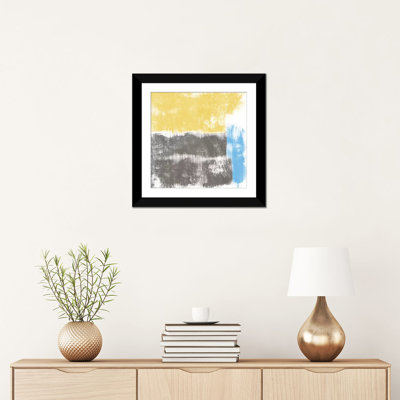 «Yellow Geo», reproduction sur toile