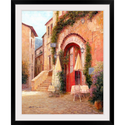 Haixia Liu " Eze Village Cafe, France " by Haixia Liu
