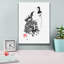 «Loup» par Pechane, art mural sur toile-1053327646