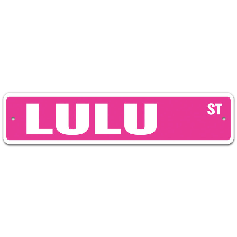 Plaque de rue Mulroney, H 7 po x l 30 po x P 0,1 po