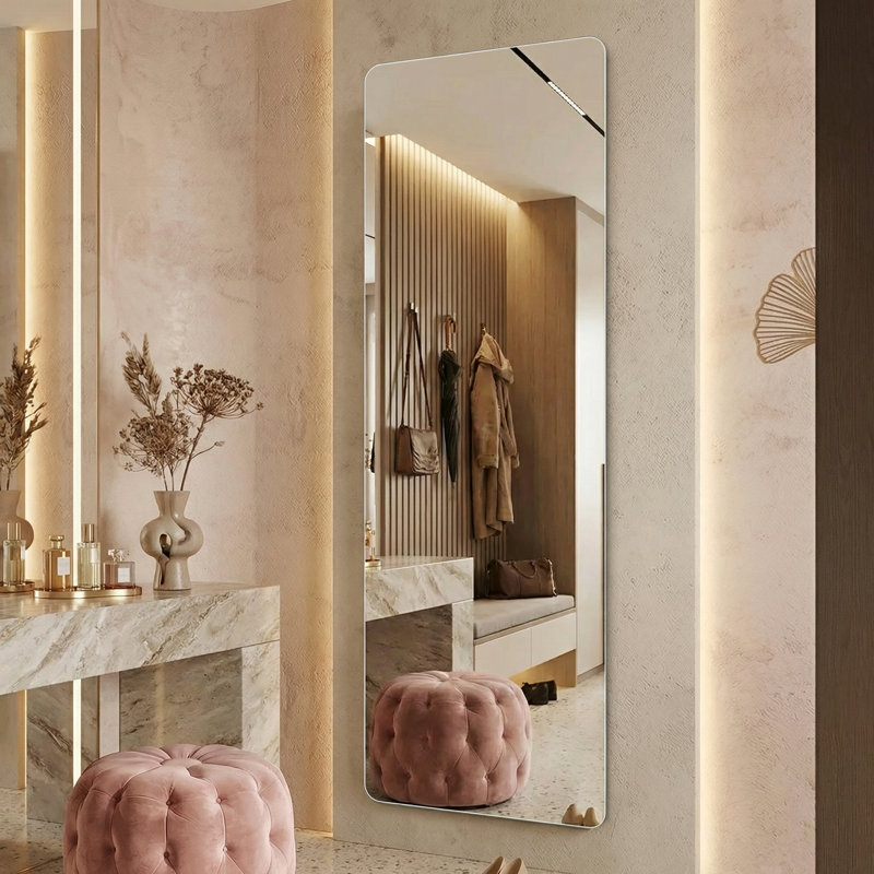 Miroir pleine grandeur sans cadre, 65 po x 20 po