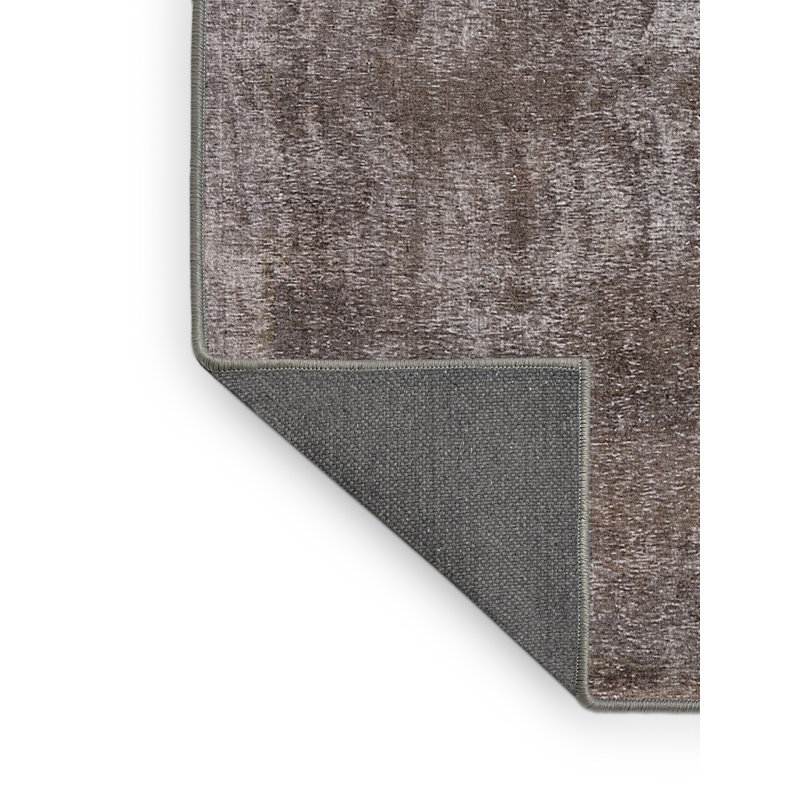 Tapis brun / gris connecteur, Rectangle 4 pi x 6 pi