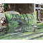Ensemble de draps et taies décoratives Ambesonne Peace Garden, vert, gris, brun-106797814