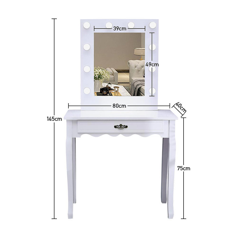 Coburn Dressing Table with Mirror