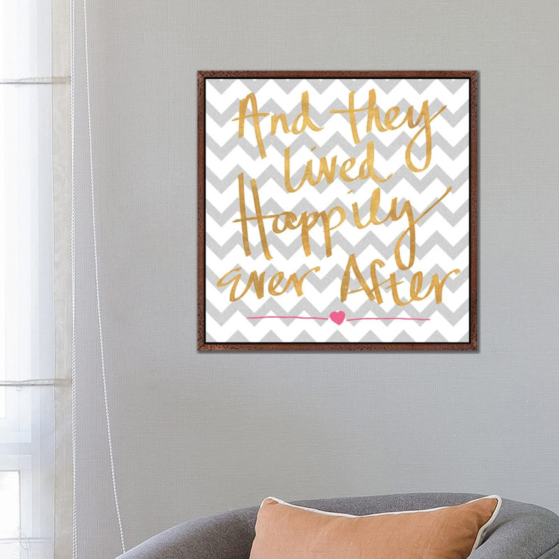 Wedding III by Sd Graphics Studio - Print on Canvas, Brown Framed Canvas, 45.72 cm H x 45.72 cm W
