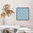 Abstract Dusty Blue Pattern I Modern Unframed Art Print-1739657188