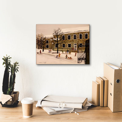  «Waiting For A Ride Home» par C Munro, art mural sur toile, 16 po x 12 po
