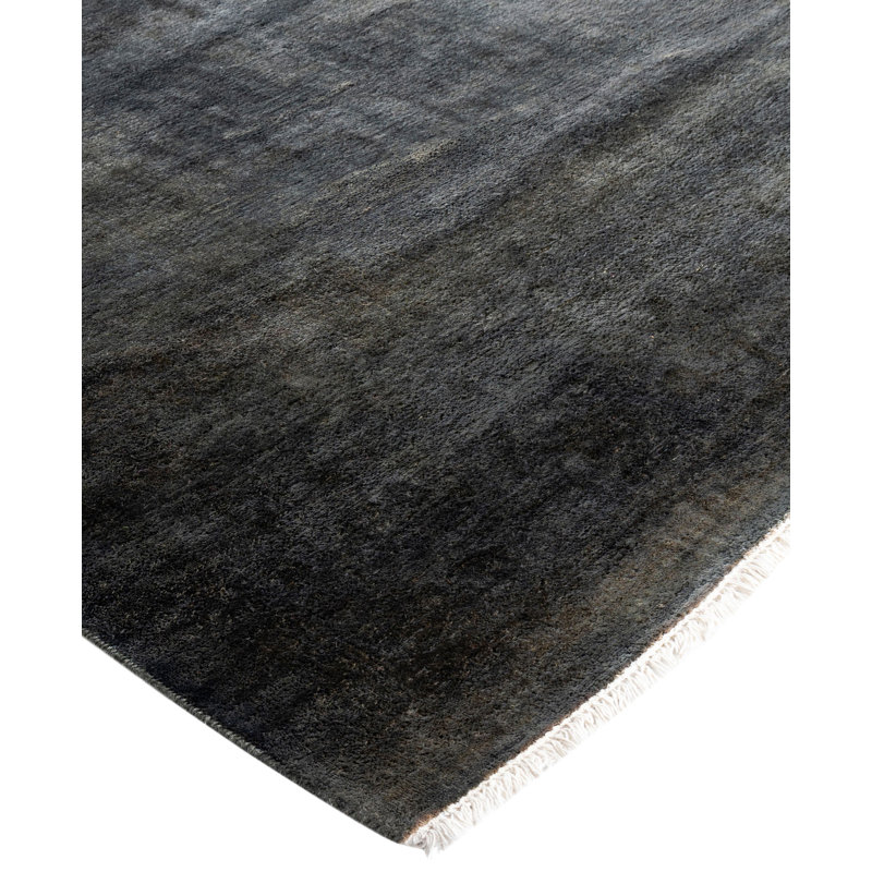 Overdyed One-of-a-Kind 6' 2" X 8' 10" Hand Knotted Area Rug