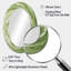 Miroir mural vert Serene Spiral Dreams III-694000329