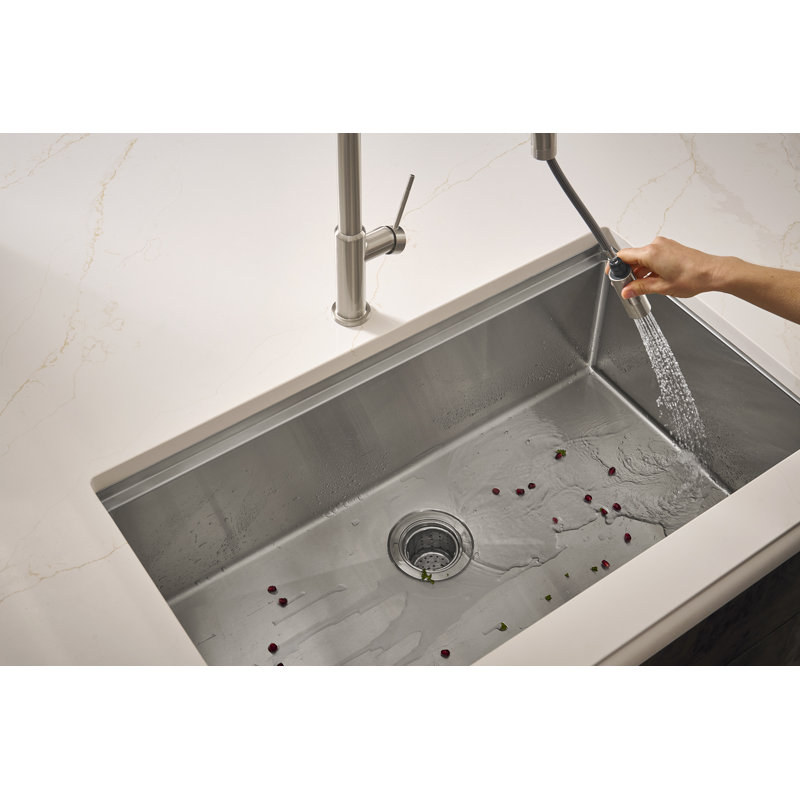 Ruvati 33-inch Stainless Steel Workstation Kitchen Sink with Accessories