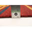 Tapis zone en laine foncé/rouge foncé 8 pi 4 po x 9 pi 10 po one-of-kind main-noué la new age anatolian