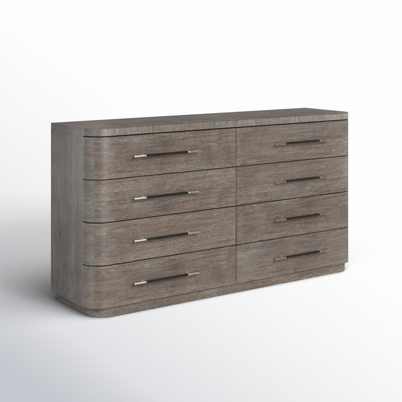 Modern Mood Dresser, Dark Wood/Mink