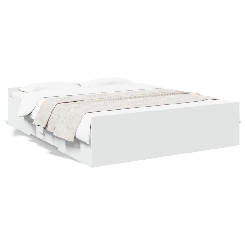 Peltz Bed, Kingsize (5'), White
