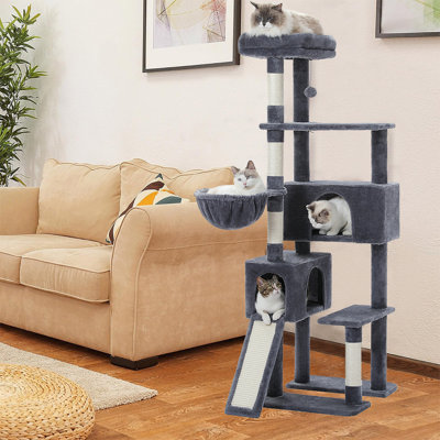 Ephie Multi-Level Tall Cat Tree Cat Tower for Indoor Cats