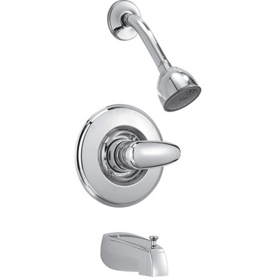 Spree Pressure-Balanced Tub and Shower Faucet with Monitor