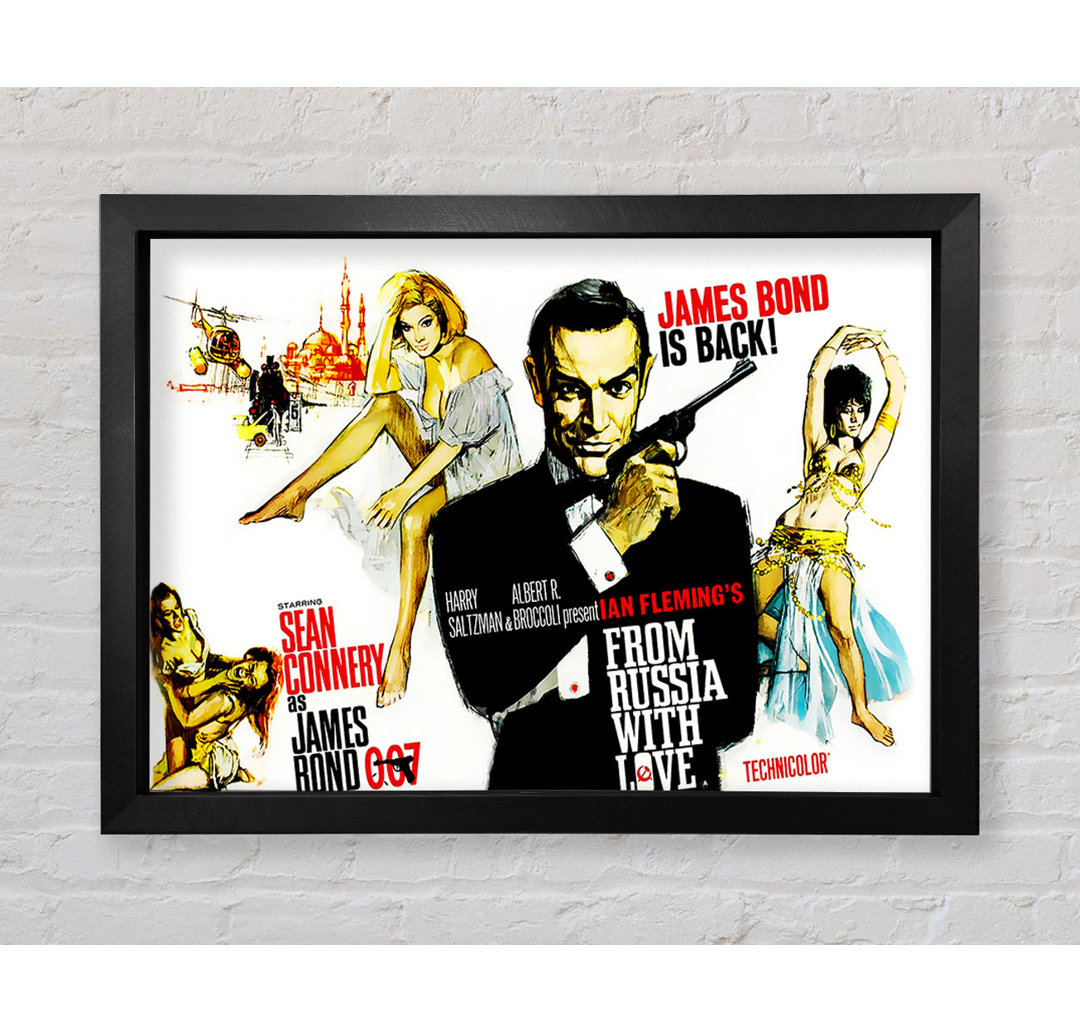 Sean Connery From Russia With Love - Einzelner Bilderrahmen Kunstdrucke